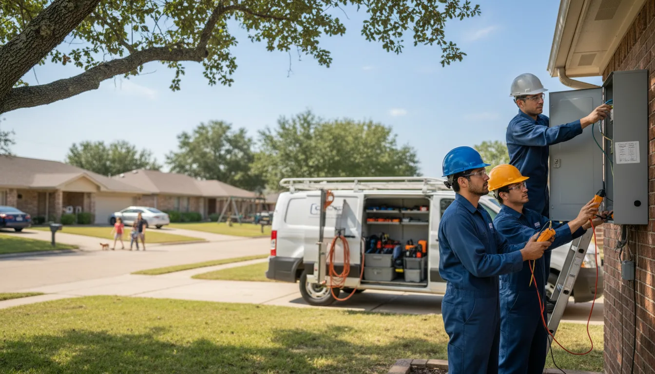 Certified electrician providing emergency electrical services in Refugio, TX